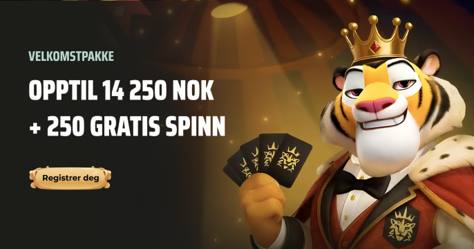 Royals Tiger Casino velkomstbonuspakke